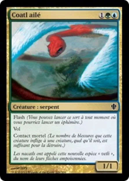 Coatl ailé, carte Magic C13 226 — extension Commander 2013