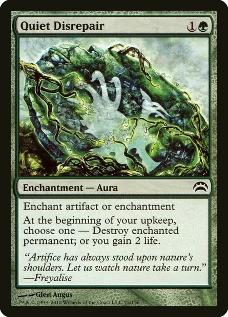 Quiet Disrepair, Magic card PC2 75 — Planechase 2012 set
