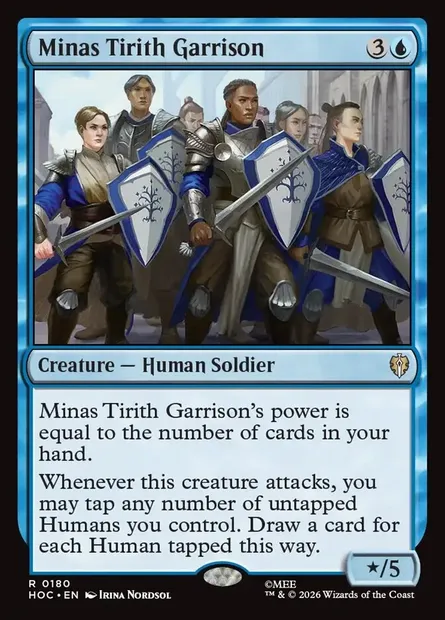 Minas Tirith Garrison, Magic card HOC 180 — The Hobbit Eternal set