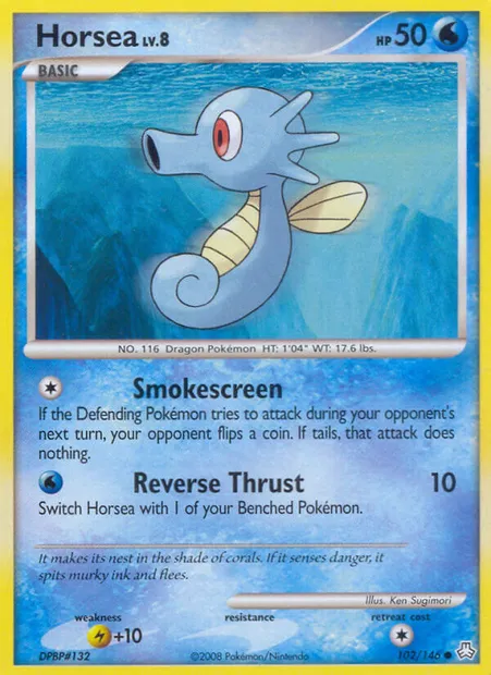 Hypotrempe, carte Pokémon LA 102 — extension Éveil des Légendes
