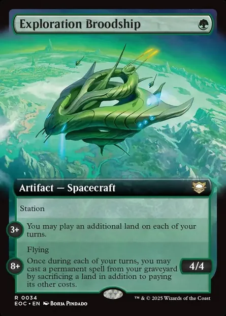 Exploration Broodship, Magic card EOC 34 — Edge of Eternities Commander set