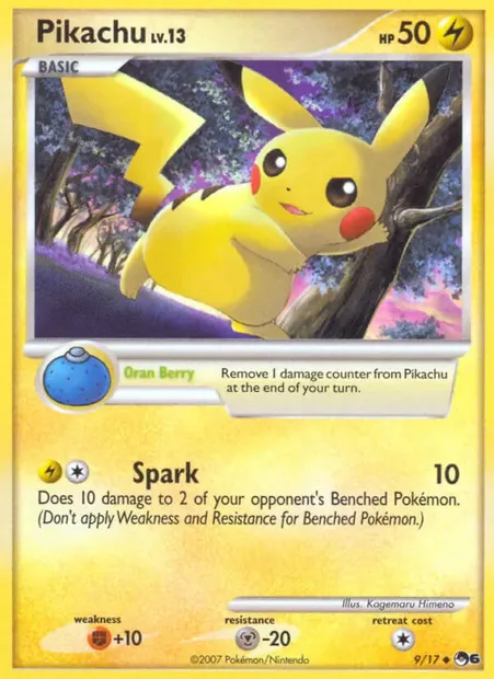 Pikachu, carte Pokémon P6 9 — extension POP Series 6