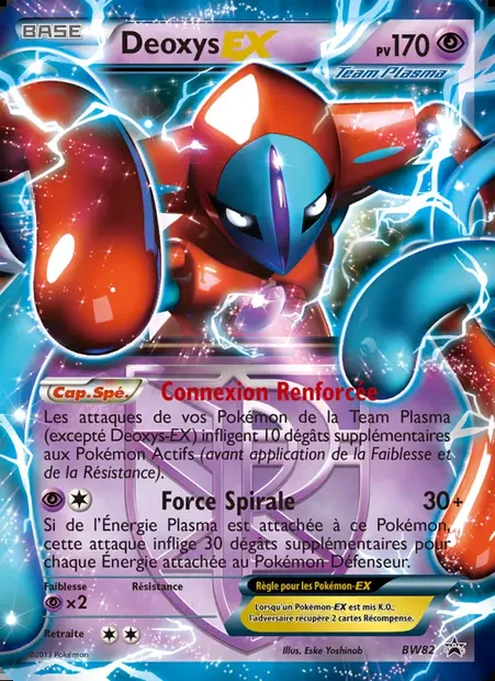 Deoxys ex, carte Pokémon BW 82 — extension Promo BW