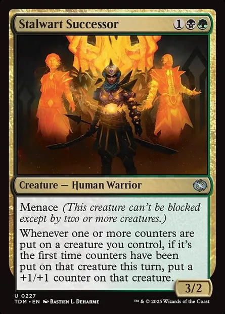 Stalwart Successor, Magic card TDM 227 — Tarkir: Dragonstorm set