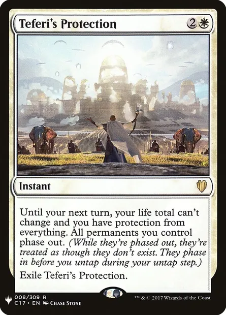 Teferi's Protection, Magic card PLST C17-8 — The List set