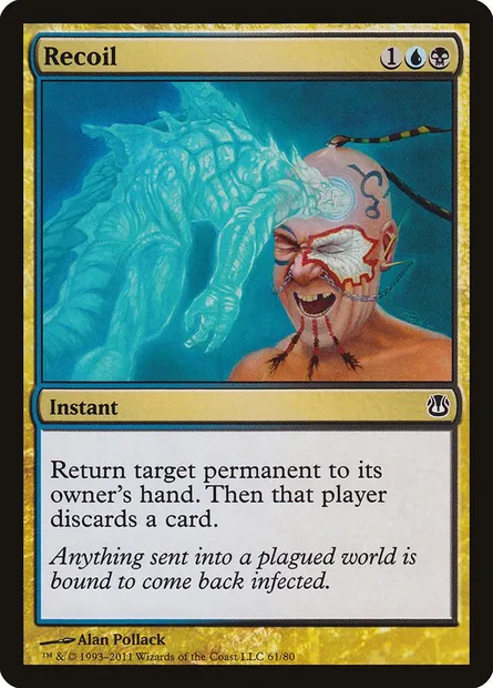 Recoil, Magic card DDH 61 — Duel Decks: Ajani vs. Nicol Bolas set