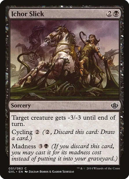 Ichor Slick, Magic card GVL 51 — Duel Decks Anthology: Garruk vs. Liliana set