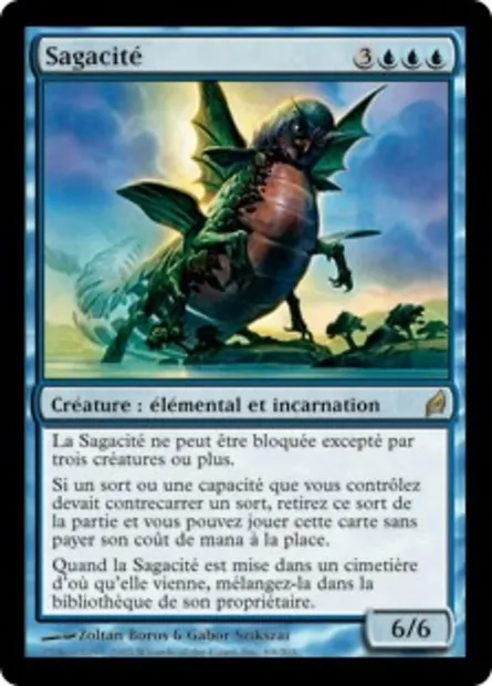 Sagacité, carte Magic LRW 69 — extension Lorwyn