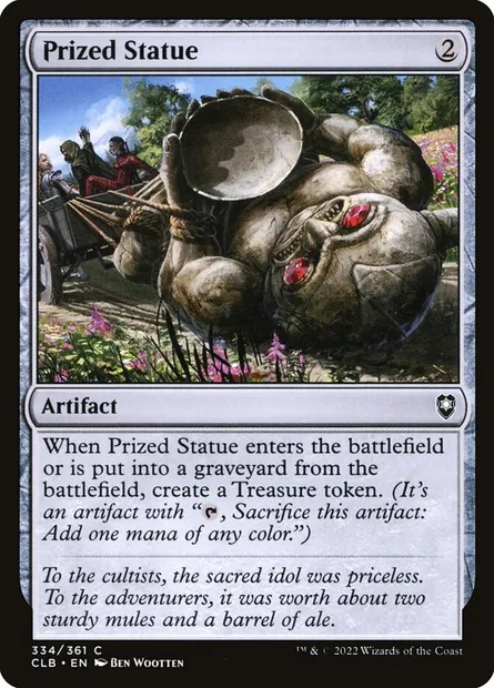 Prized Statue, Magic card CLB 334 — Commander Legends: Battle for Baldur's Gate set