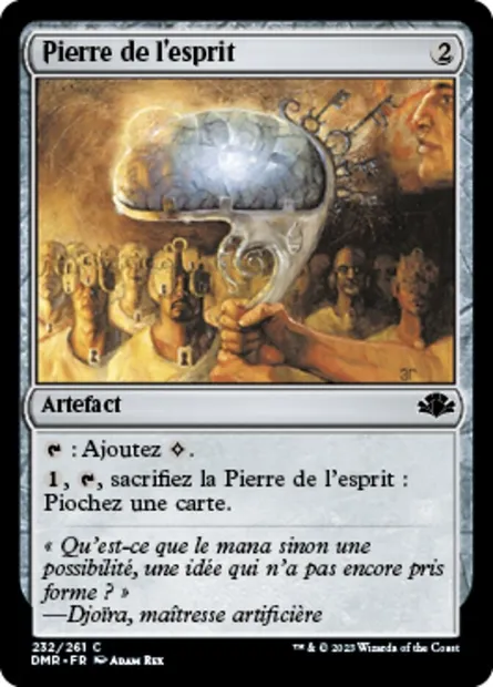 Pierre de l'esprit, carte Magic DMR 232 — extension Dominaria Remastered
