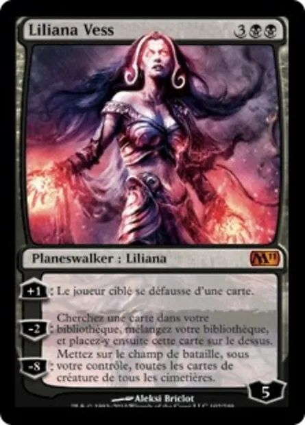 Liliana Vess, carte Magic M11 102 — extension Magic 2011