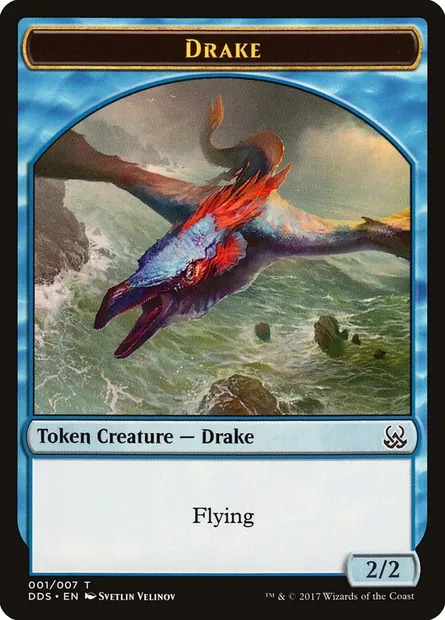 Drake, Magic card TDDS 1 — Duel Decks: Mind vs. Might Tokens set