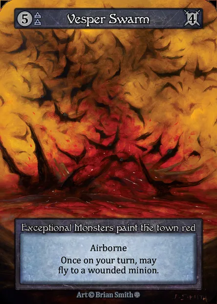 Vesper Swarm, Sorcery card GOT 196 — Gothic set