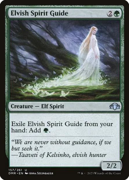 Elvish Spirit Guide, Magic card DMR 157 — Dominaria Remastered set