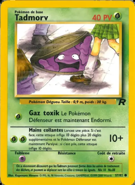 Tadmorv, carte Pokémon TR 57 — extension Team Rocket