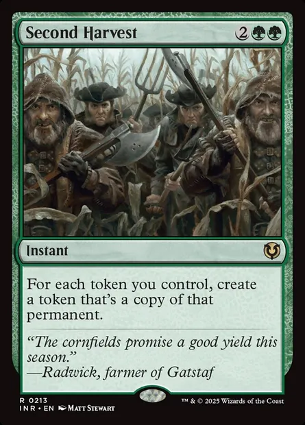 Second Harvest, Magic card INR 213 — Innistrad Remastered set