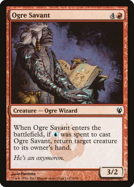 Ogre Savant, Magic card DDJ 9 — Duel Decks: Izzet vs. Golgari set