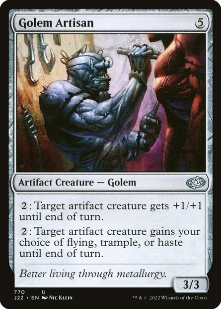 Golem Artisan, Magic card J22 770 — Jumpstart 2022 set