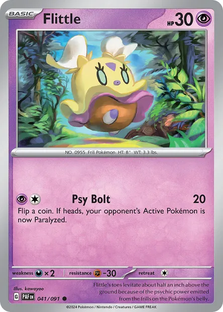 Flittle, Pokémon card PAF 041 — Paldean Fates set