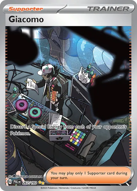 Giacomo, Pokémon card PAL 267 — Paldea Evolved set