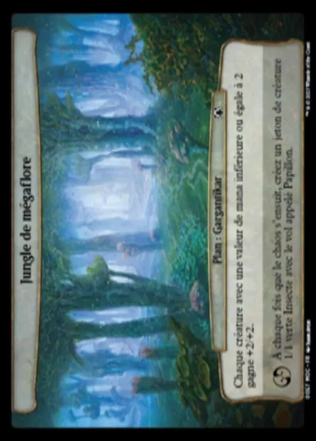 Jungle de mégaflore, carte Magic MOC 57 — extension March of the Machine Commander