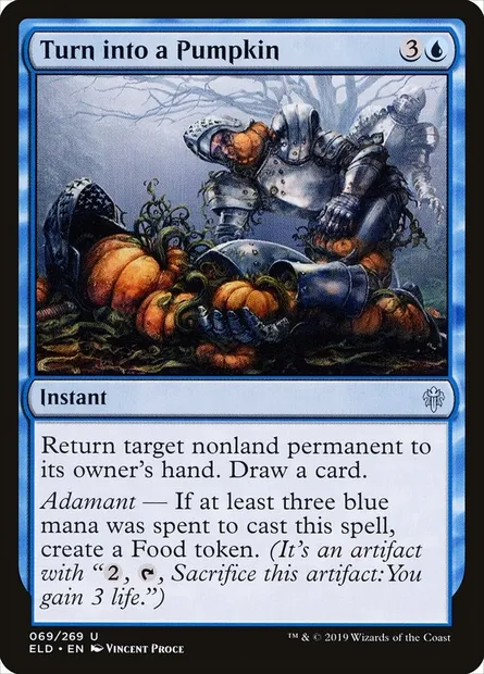 Turn into a Pumpkin, Magic card ELD 69 — Throne of Eldraine set