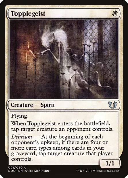 Topplegeist, Magic card DDQ 21 — Duel Decks: Blessed vs. Cursed set