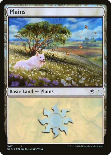 Plains, Magic card SLD 547 — Secret Lair Drop set