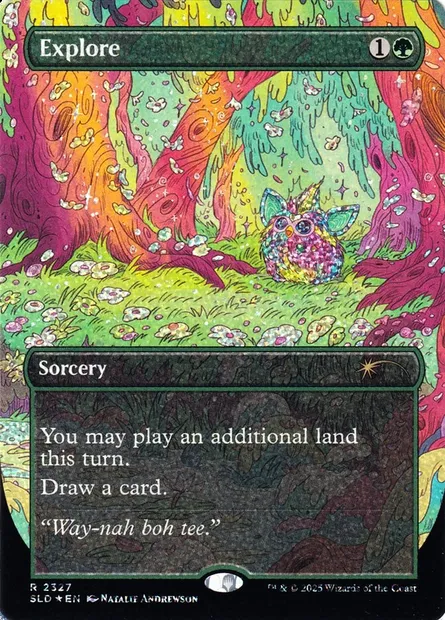 Explorer, carte Magic SLD 2327 — extension Secret Lair Drop