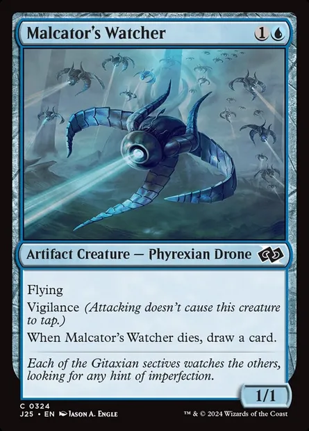 Malcator's Watcher, Magic card J25 324 — Foundations Jumpstart set