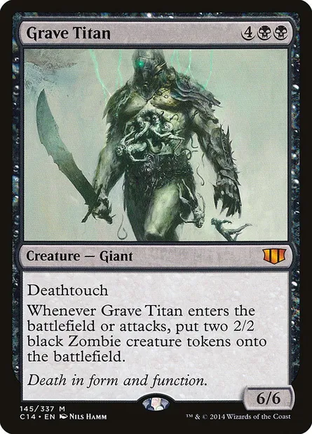 Grave Titan, Magic card C14 145 — Commander 2014 set