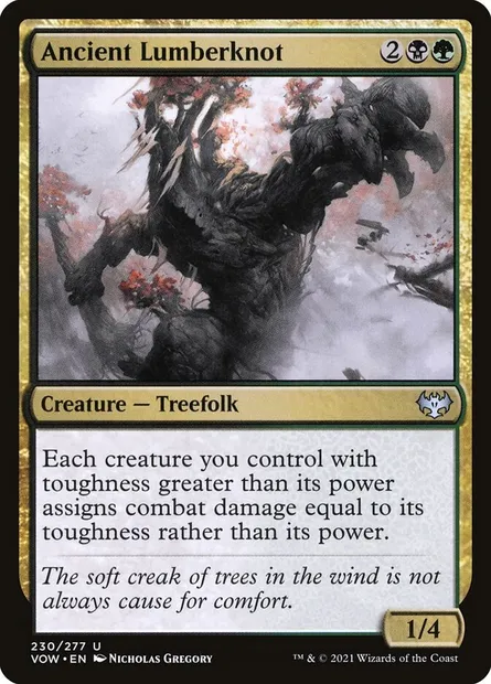 Ancient Lumberknot, Magic card VOW 230 — Innistrad: Crimson Vow set