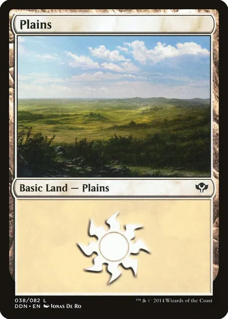 Plains, Magic card DDN 38 — Duel Decks: Speed vs. Cunning set