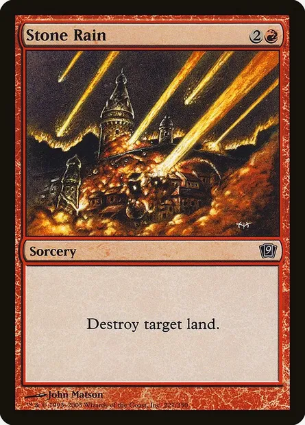 Stone Rain, Magic card 9ED 221★ — Ninth Edition set