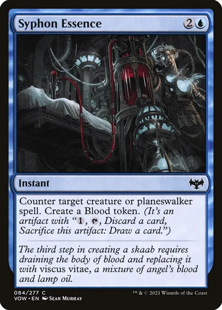 Syphon Essence, Magic card VOW 84 — Innistrad: Crimson Vow set