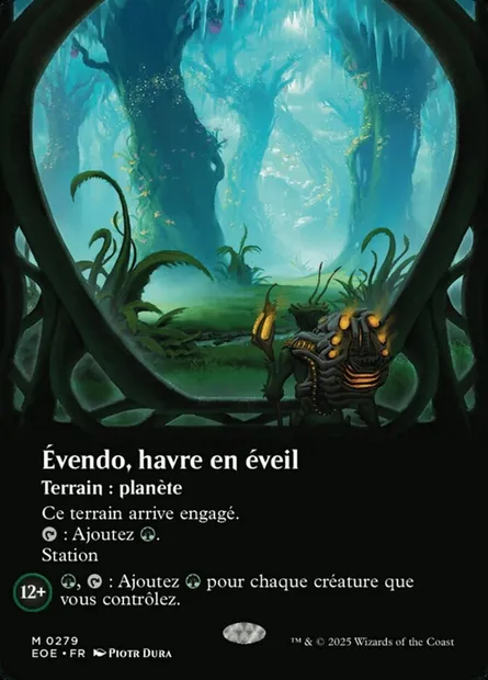 Évendo, havre en éveil, carte Magic EOE 279 — extension Edge of Eternities