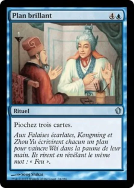Plan brillant, carte Magic C13 34 — extension Commander 2013