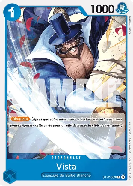 Vista, carte One Piece ST22-009 — extension ACE ET NEWGATE