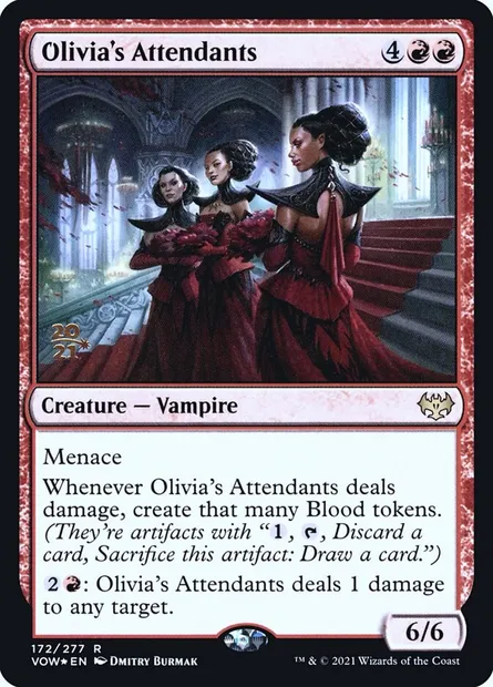 Suivantes d'Olivia, carte Magic PVOW 172s — extension Innistrad: Crimson Vow Promos