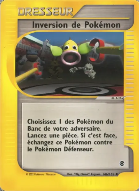 Inversion de Pokémon, carte Pokémon EX 146 — extension Expedition
