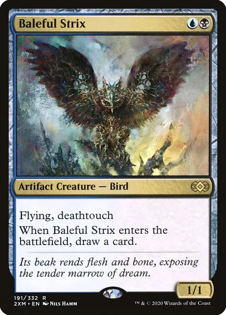 Baleful Strix, Magic card 2XM 191 — Double Masters set