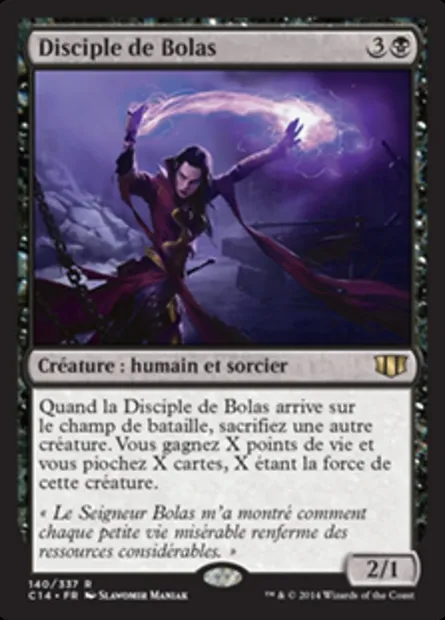 Disciple de Bolas, carte Magic C14 140 — extension Commander 2014