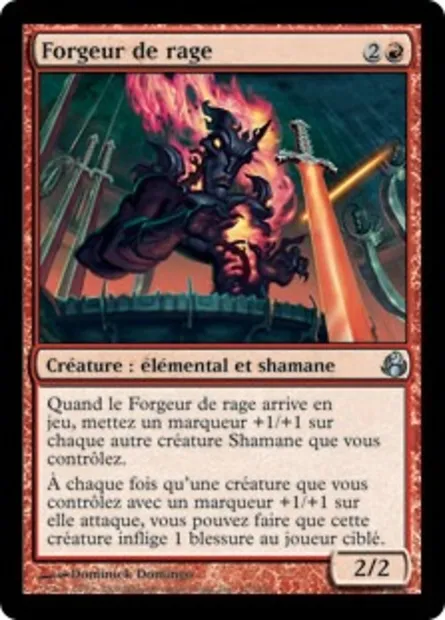 Forgeur de rage, carte Magic MOR 97 — extension Leveciel