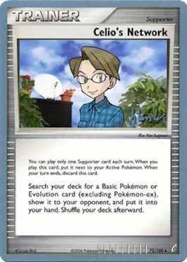 Celio's Network, Pokémon card WCD08 073-2 — World Championship Decks 2008 set