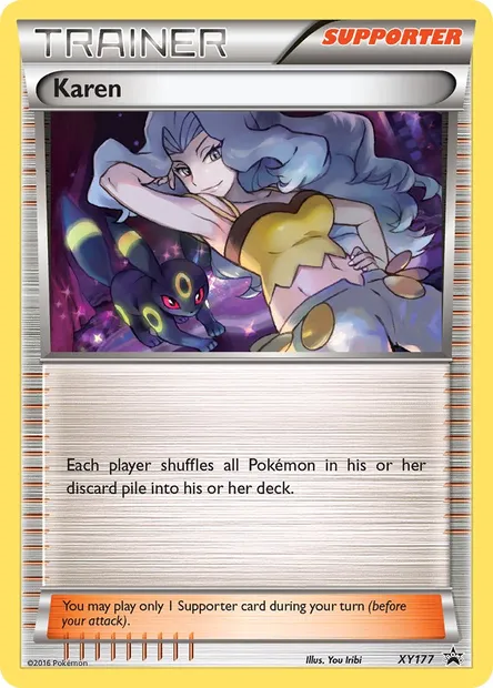 Karen, Pokémon card XY 177 — XY Black Star Promos set