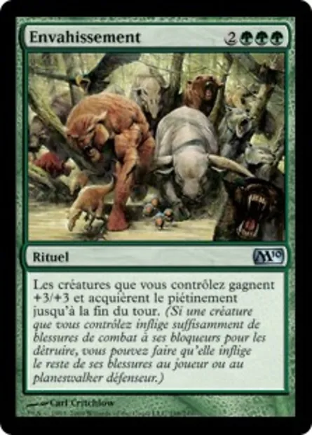 Envahissement, carte Magic M10 198 — extension Magic 2010