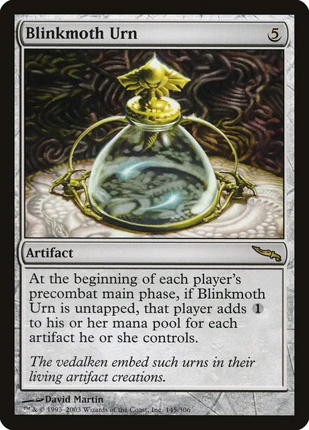 Urne à scintimite, carte Magic MRD 145 — extension Mirrodin