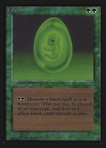 Lifeforce, Magic card CEI 207 — Intl. Collectors' Edition set
