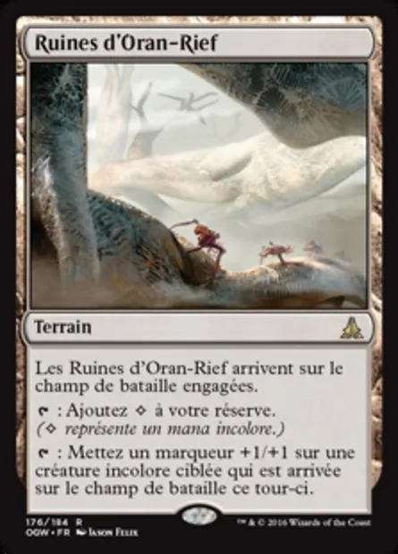 Ruines d'Oran-Rief, carte Magic OGW 176 — extension Le serment des Sentinelles