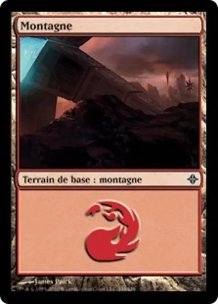 Montagne, carte Magic ROE 244 — extension L'ascension des Eldrazi